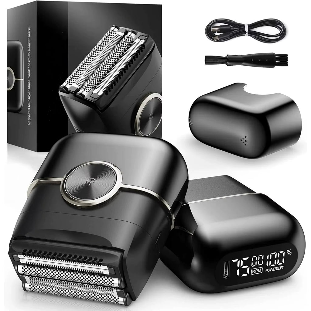 3D fast powered and portable foil shaver